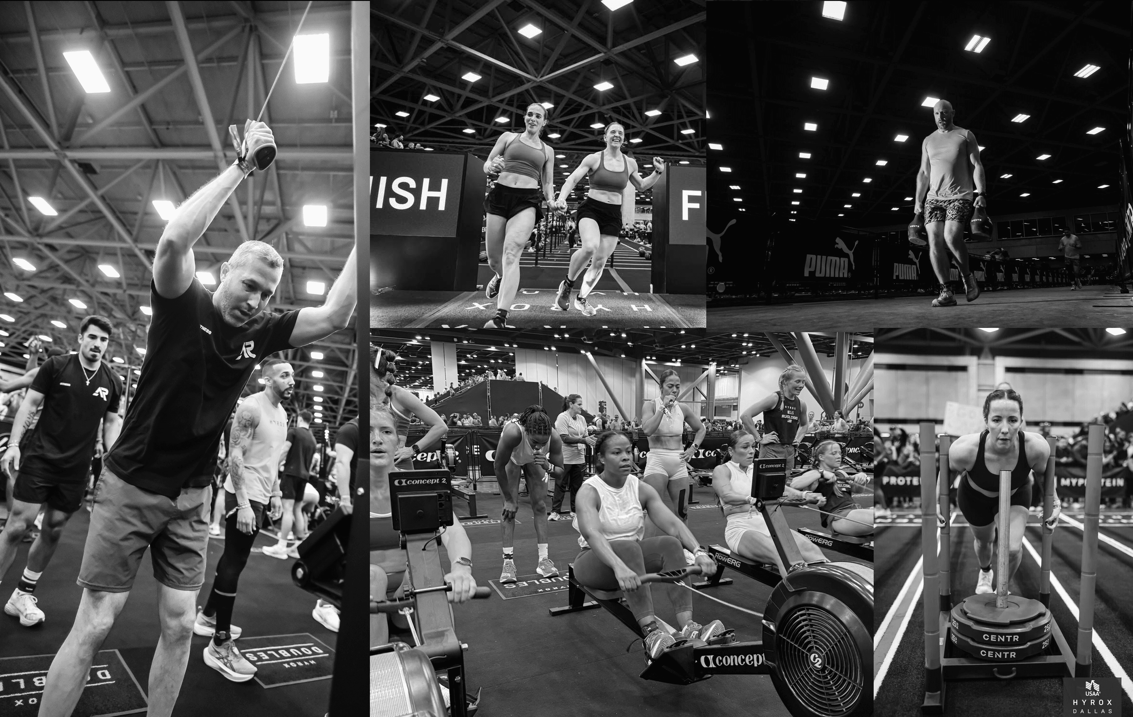 AR Fitness athletes competing at HYROX
